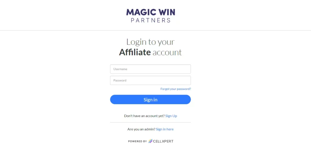 magic win affiliate